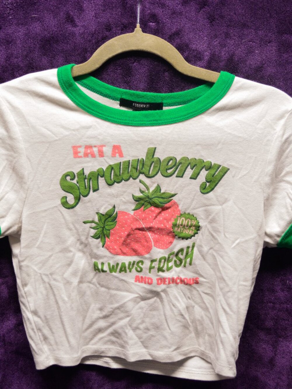 Cropped Strawberry TShirt